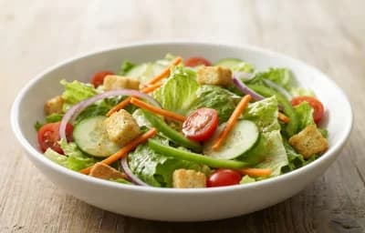 Light Beef Noodle Soup with Garden Salad