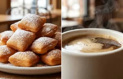 Beignets with Cafe au Lait