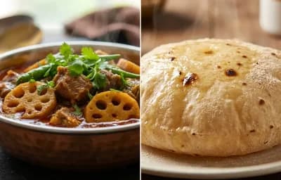Bhee Gosht with Phulka