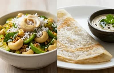 Bibbe Upkari with Neer Dosa