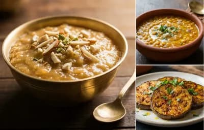 Bihari Arna with Buta Dali Tarkari and Baigana Bhaja