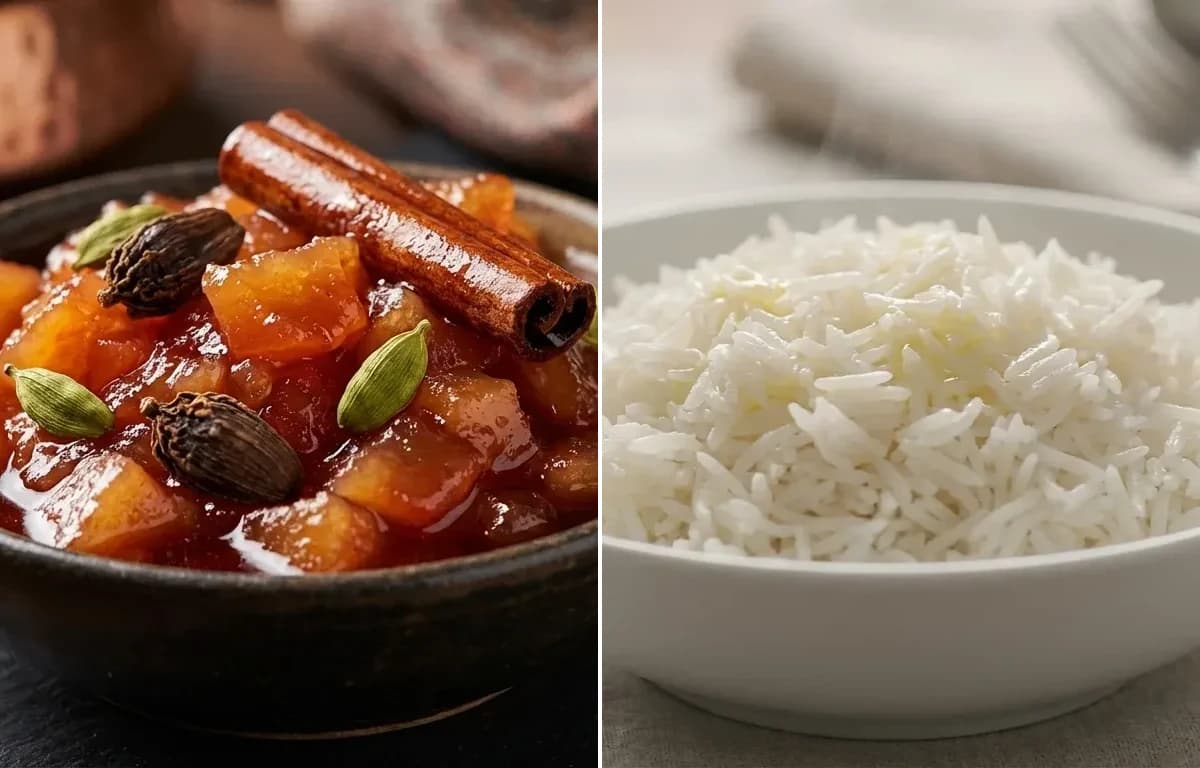 Bom Choonth with Steamed Basmati Rice