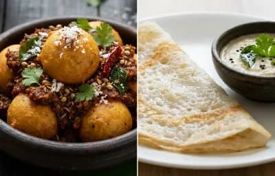 Bondas Sukka with Neer Dosa