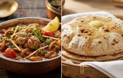 Brain Masala with Tawa Roti