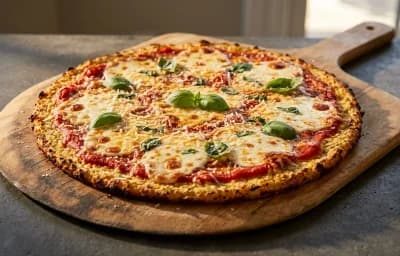 Cauliflower Crust Pizza Low Carb