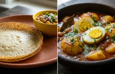 Chakuli Pitha with Dimer Jhol