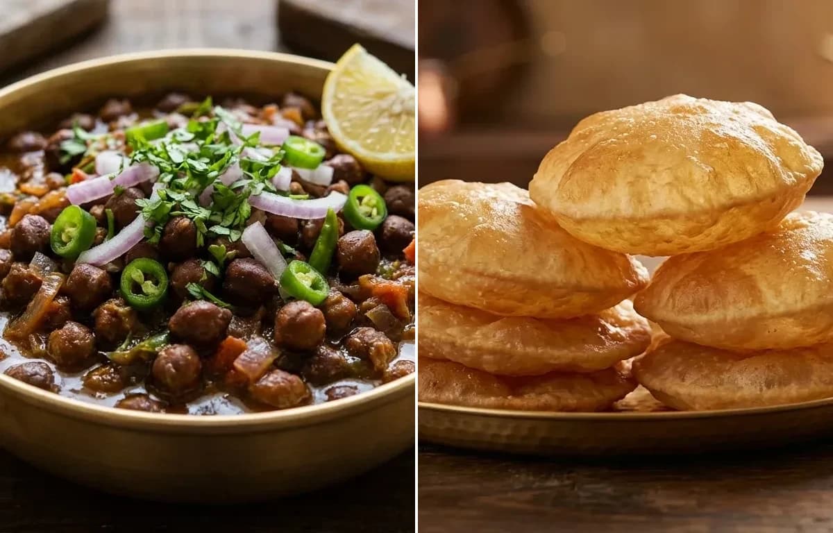 Chana Ghugni with Puri