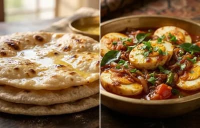 Chapati with Kerala Egg Roast