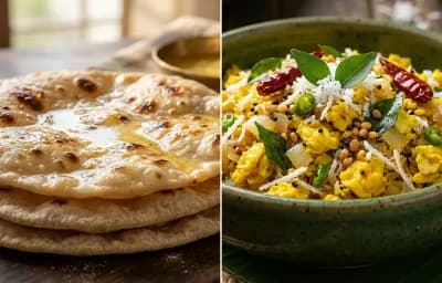 Chapati with Mutta Thoran