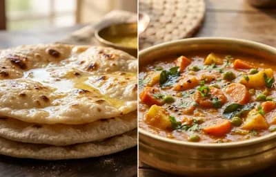 Chapati with Vegetable Salna