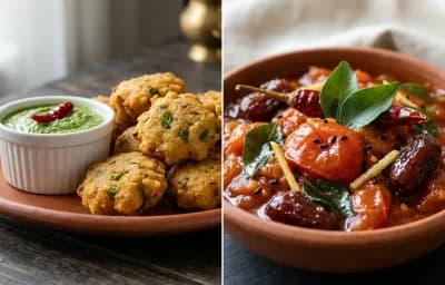Chaula Bara with Tomato Khatta