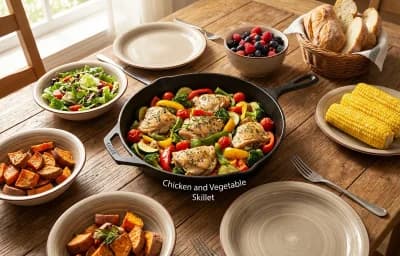 Chicken and Vegetable Skillet