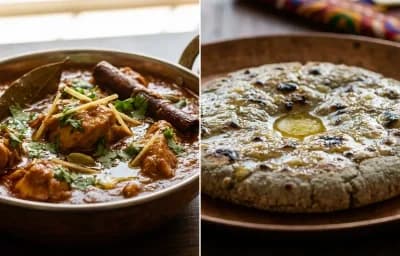 Chicken Banjara Curry with Bajra Roti