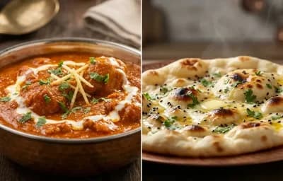 Chicken Changezi with Butter Naan