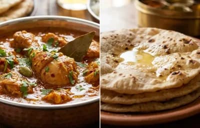 Chicken Curry with Roti