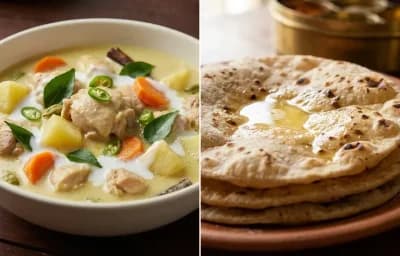 Chicken Ishtew with Roti