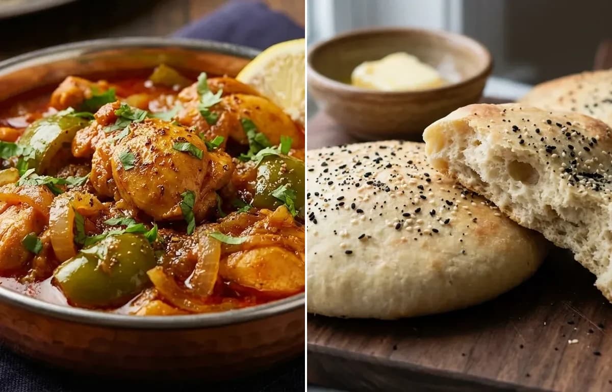 Chicken Kanti with Lavasa Bread
