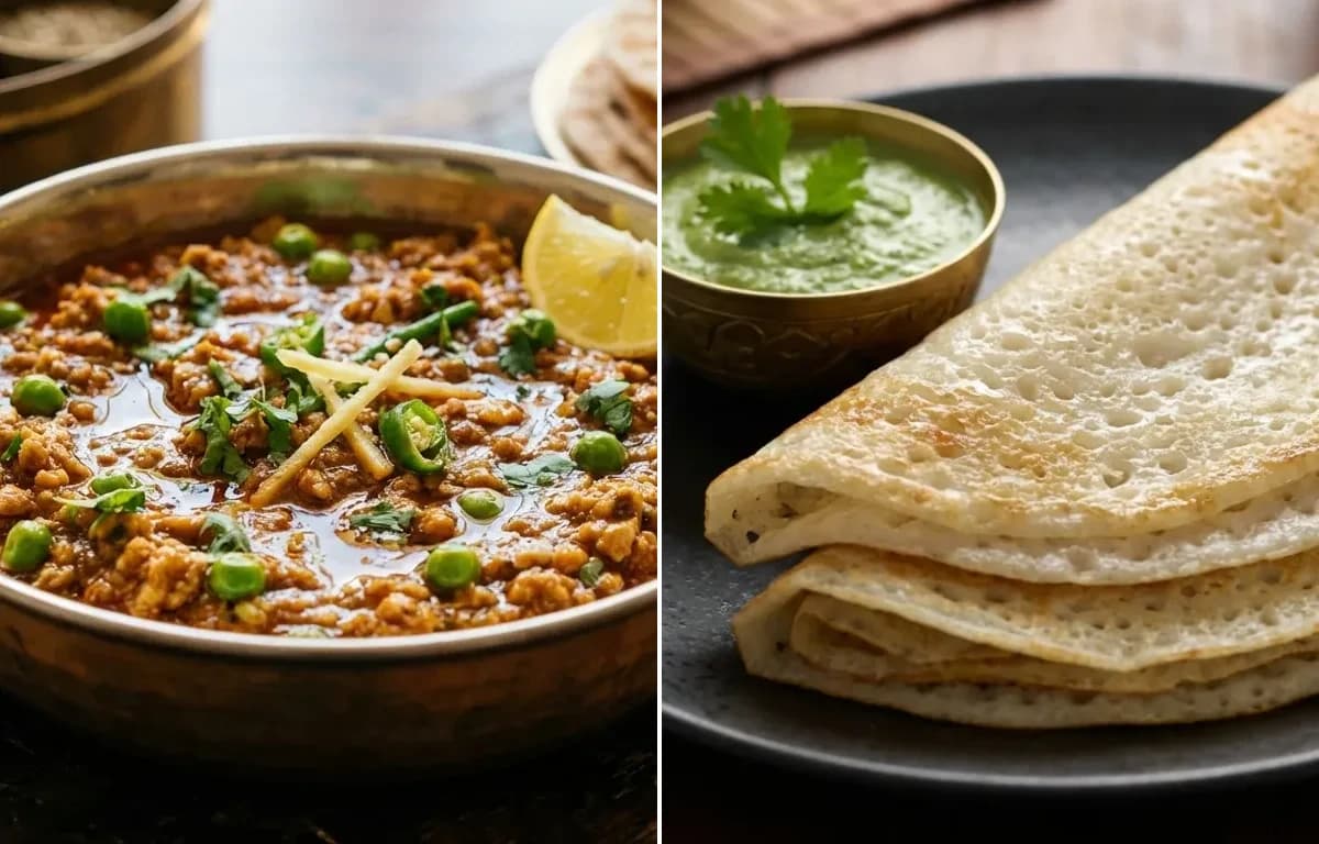Chicken Keema with Ghavan