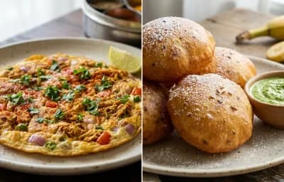 Chicken Omelette with Mangalore Buns