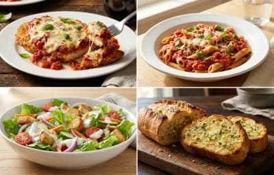 Chicken Parmesan with Side Salad