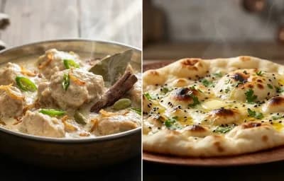 Chicken Rezala with Butter Naan