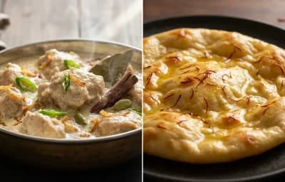 Chicken Rezala with Saffron Sheermal