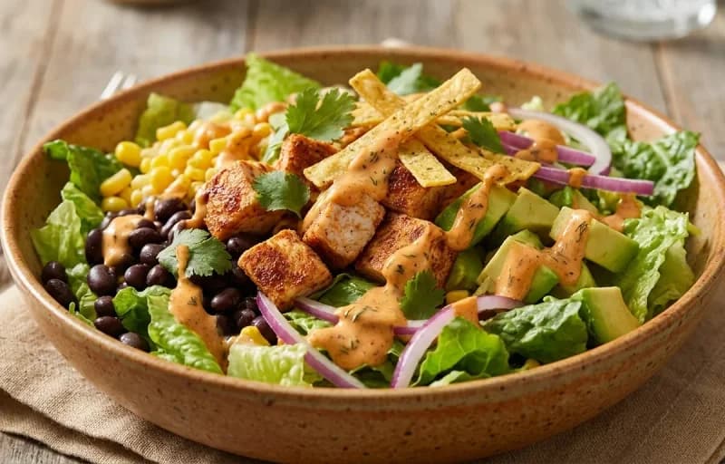 Chicken Salad with Chipotle Ranch