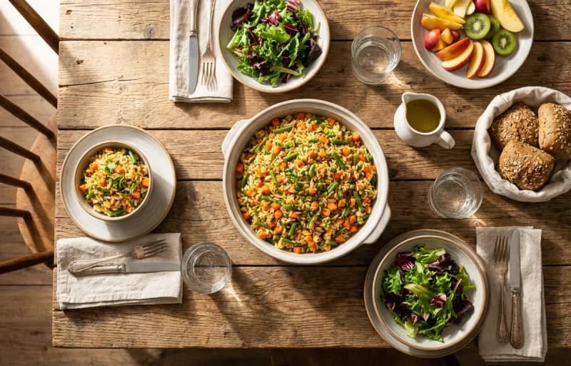 One-Pot Rice and Vegetable Pilaf