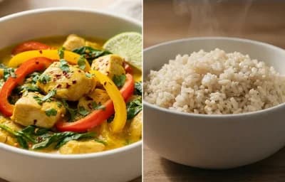 Coconut Curry with Brown Rice