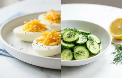 Cucumber Slices with Dill