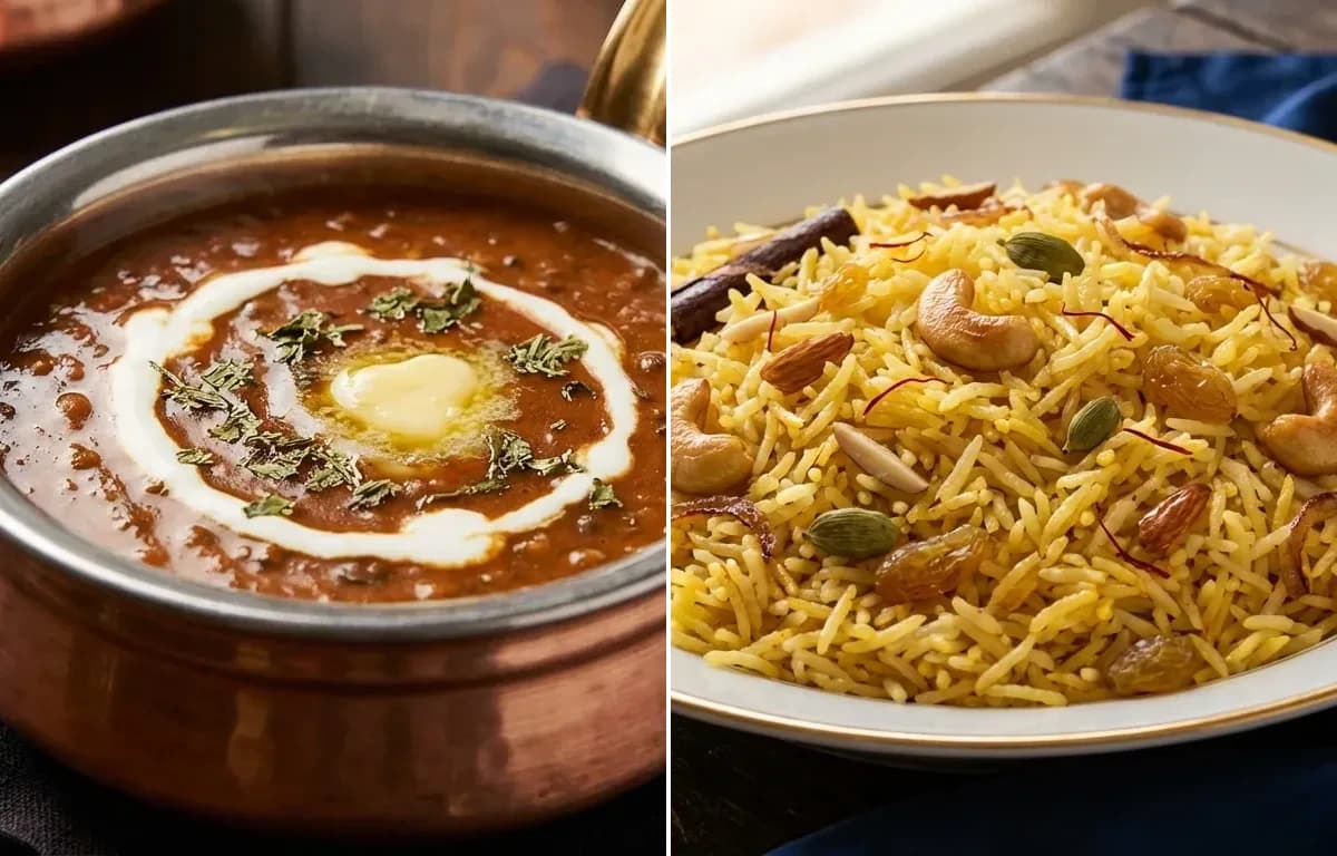 Dal Bukhara with Zafrani Pulao