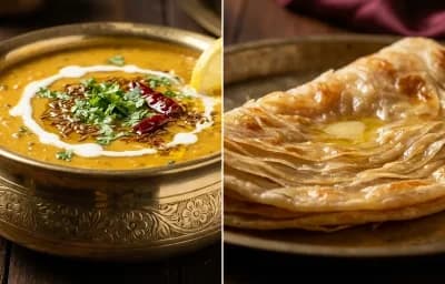 Dal Sultani with Warqi Paratha
