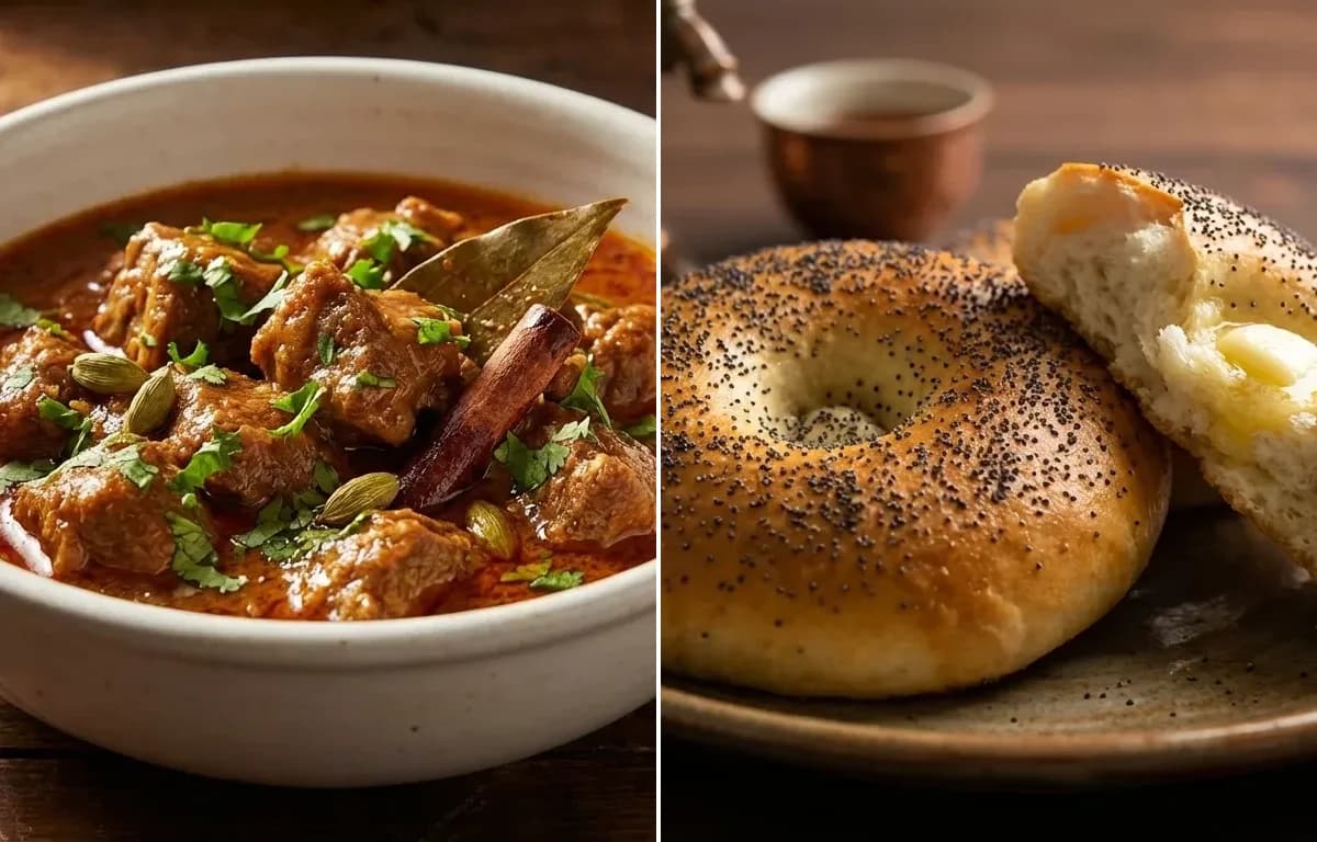 Daniwal Korma with Kashmiri Girda