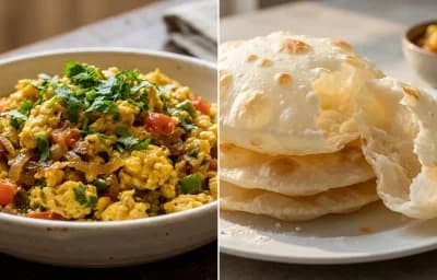 Dim Bhaji with Bengali Luchi