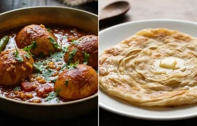 Dimer Kosha with Bengali Porota