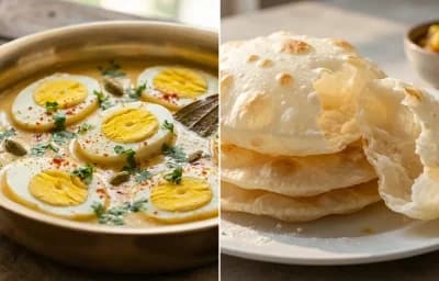 Doi Dim with Bengali Luchi