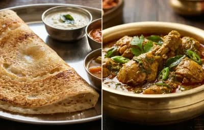 Dosa with Gongura Kodi Kura