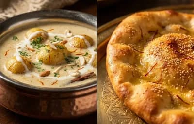Dum Aloo Lakhnavi with Taftan