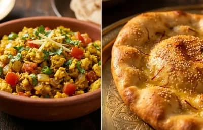Egg Bhurji with Taftan