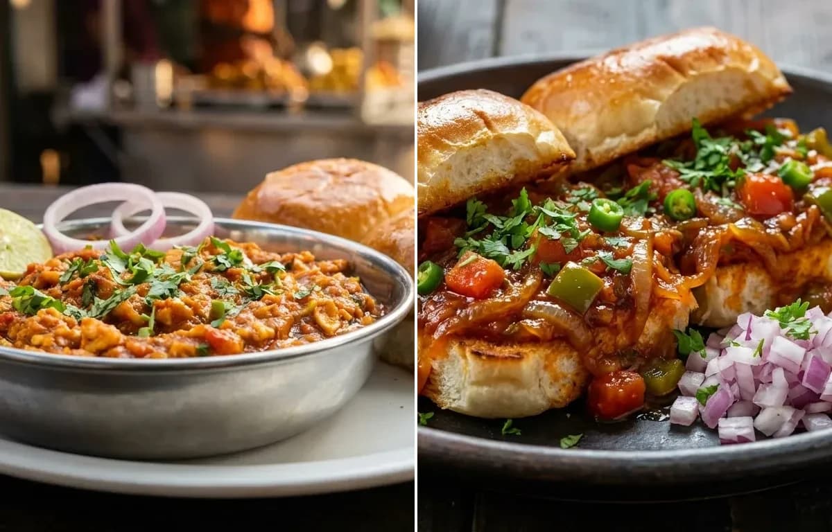 Egg Ghotala with Masala Pav