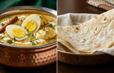 Egg Pasanda with Roomali Roti