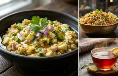 Egg Pitika with Jhal Muri and Assamese Red Tea
