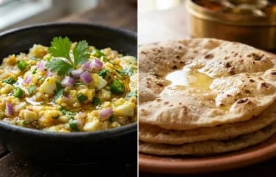 Egg Pitika with Roti