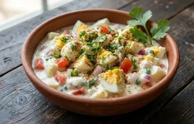 Egg Salad with Cooked Quinoa