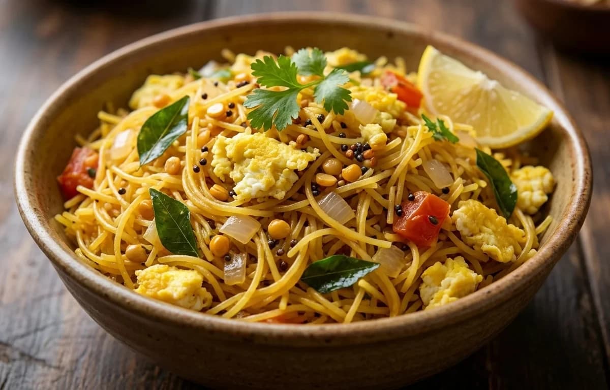 Egg Shevai Upma
