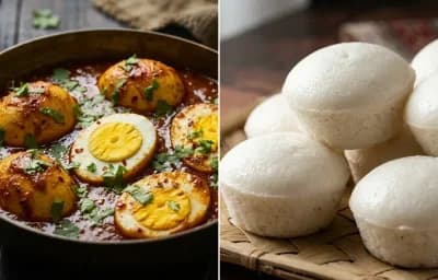 Egg Vindaloo with Goan Sannas