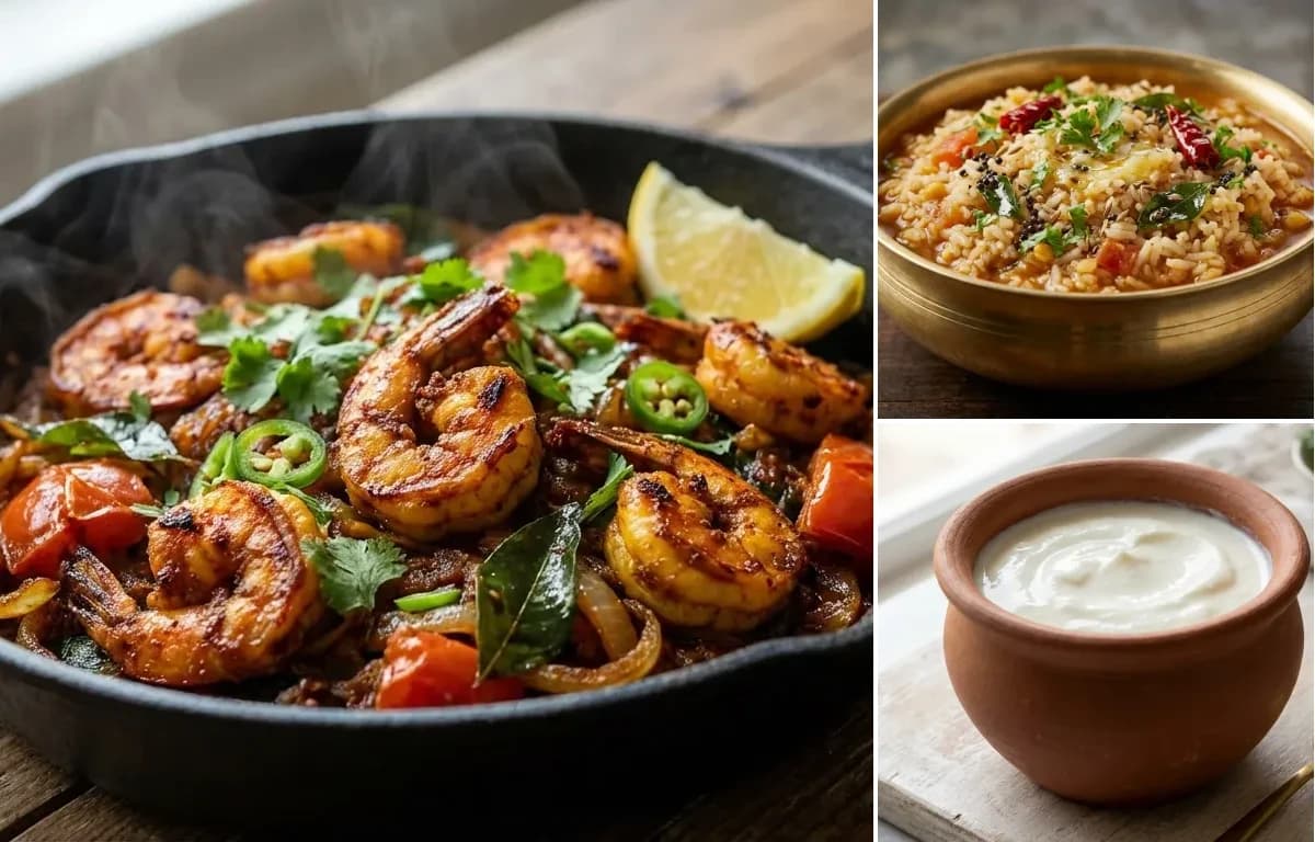 Eral Varuval, Rasam Sadam and Curd
