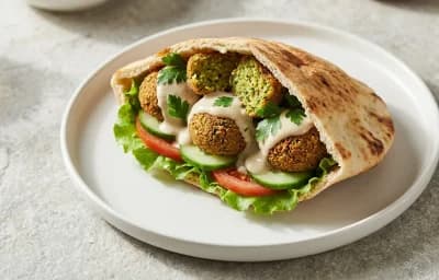 Falafel Pita Sandwich