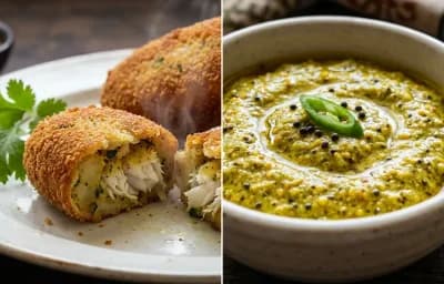 Fish Chop with Bengali Kasundi
