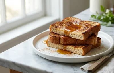 French Toast with Fresh Guava
